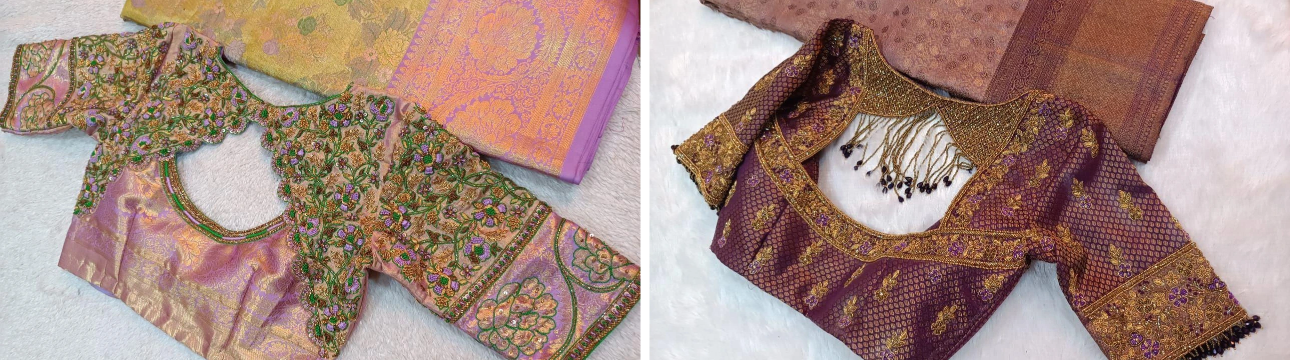 hand embroidered bridal wear Coimbatore